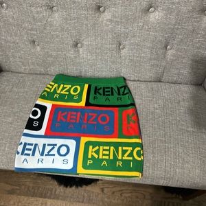 Kenzo
knitted logo-pattern mini skirt